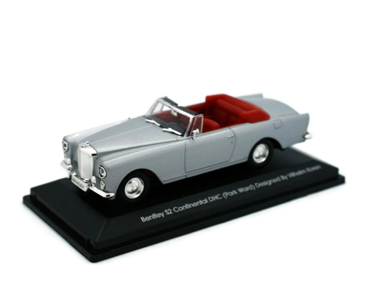1961 Bentley Continental S2 Park Ward DHC Convertible Silver 1/43 by Road Signature 43214