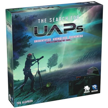 Renegade Game Studios Search for UAPs Board Game - Deduction Strategy Logic Puzzle, Sci-Fi Satellite Game, Ages 14+, 1-5 Players, 60-75 Min