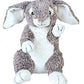 Stuffems Toy Shop Record Your Own Plush 16 inch Gray & White Rabbit - Ready to Love in A Few Easy Steps