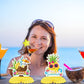 Hying 9PCS Summer Table Centerpiece for Tables Home Party, Hawaii Summer Table Toppers Honeycomb Centerpiece for Summer Decorations Tropical Party
