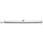 Beistle Flame Resistant Checkered Crepe Streamer, 21/2 by 30-Feet