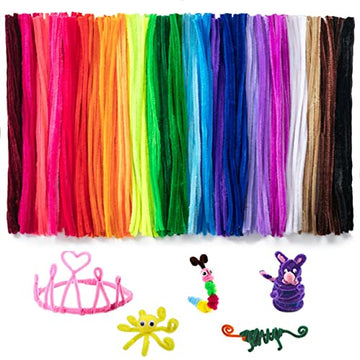Mr. Pen- Pipe Cleaners, 324 pcs, 27 Colors, Chenille Stems