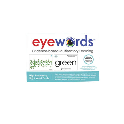 Eyewords Multisensory Colors, Shapes & Numbers Teaching Cards Set 3