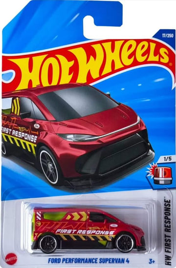 Hot Wheels Ford Performance Supervan 4 Treasure Hunt 1/64 Scale Red