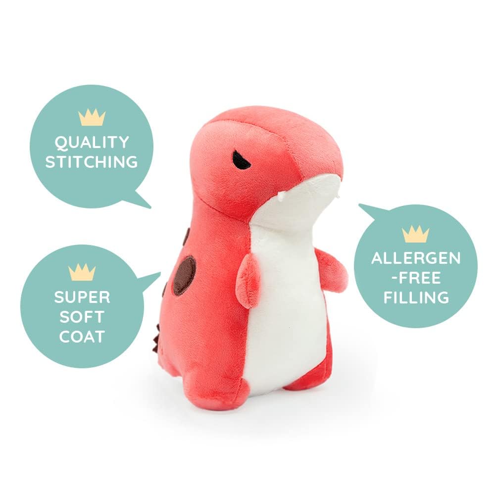 Bellzi T-Rex Cute Stuffed Animal Plush Toy - Adorable Soft Dinosaur Toy Plushies and Gifts - Perfect Present for Kids, Babies, Toddlers - Rexxi