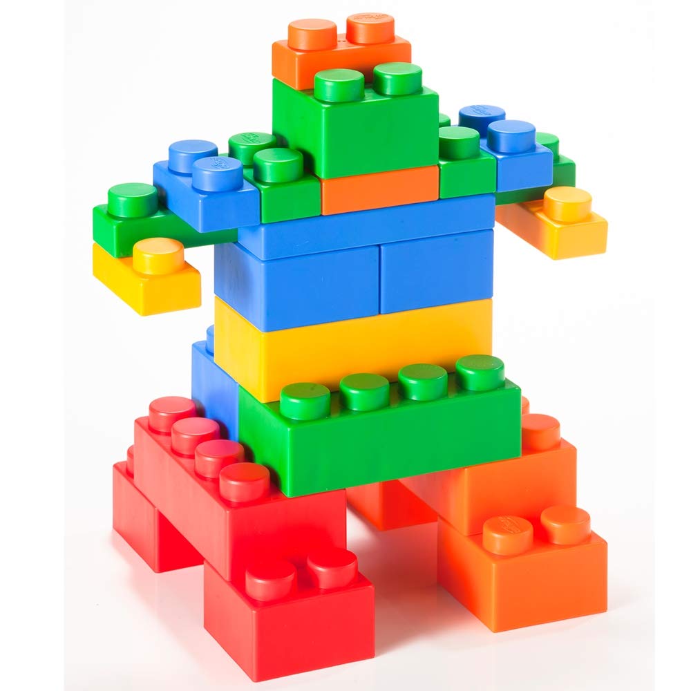 UNiPLAY Mix Soft Building Blocks - 60-Piece Set for Infant Early Learning, Cognitive Development, and Toddler Creative Play - Ages 3 Months+