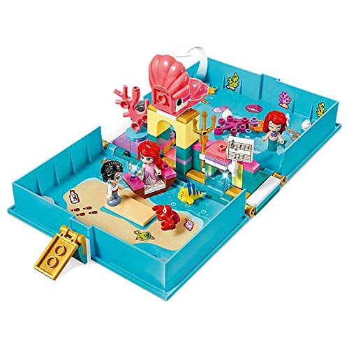 LEGO Disney Ariel’s Storybook Adventures 43176 Creative Little Mermaid Building Kit (105 Pieces)