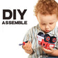 MISCO Toys Kids 25pc DIY car Building Modeling Kits, STEM Model Building Toys for Kids, Build Your own car kit for Toddlers, Educational and Fun Gift