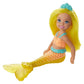 Barbie Dreamtopia Chelsea Mermaid Doll, 6.5-inch with Yellow Hair and Tail