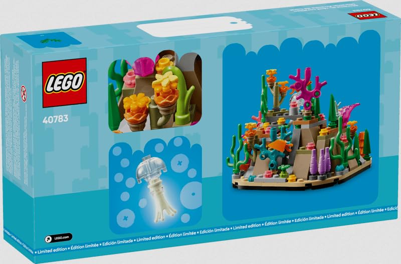 LEGO - Coral Reef Diorama Building Set (260 Pieces, 40783)
