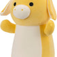Squishmallows Original 10 inch HugMees Gavyn The Yellow Donkey - Medium Sized Ultrasoft Official Jazwares Plush, Great Gift for Kids, Girls, Boys