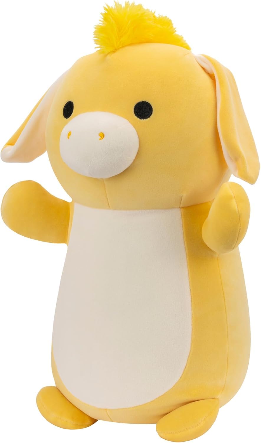 Squishmallows Original 10 inch HugMees Gavyn The Yellow Donkey - Medium Sized Ultrasoft Official Jazwares Plush, Great Gift for Kids, Girls, Boys