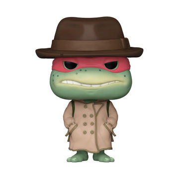 Funko POP! Movies: Teenage Mutant Ninja Turtles (TMNT) - Raphael with Coat & Hat - Collectable Vinyl Figure - Gift Idea - Official Merchandise - for