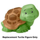 Replacement Part for Fisher-Price Little People Safari Animal Friends Playset - GFL22 ~ Replacement Green and Brown Turtle Figure