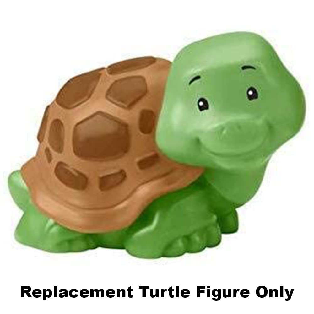 Replacement Part for Fisher-Price Little People Safari Animal Friends Playset - GFL22 ~ Replacement Green and Brown Turtle Figure