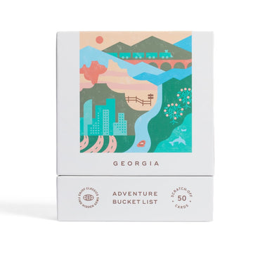Reach International Outfitters Georgia Adventure Bucket List: 50 Scratch-Off Cards for Outdoor Activities, Tourist Attractions, and Road Trips