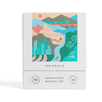 Reach International Outfitters Georgia Adventure Bucket List: 50 Scratch-Off Cards for Outdoor Activities, Tourist Attractions, and Road Trips