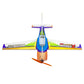 Viloga RC Plane Kit PP Foam Airplane, 710mm Wingspan Xtreme Sports Airplane Model Kit to Build, DIY 3D Aerobatic Airplane for Adults Outdoor Fly (KIT