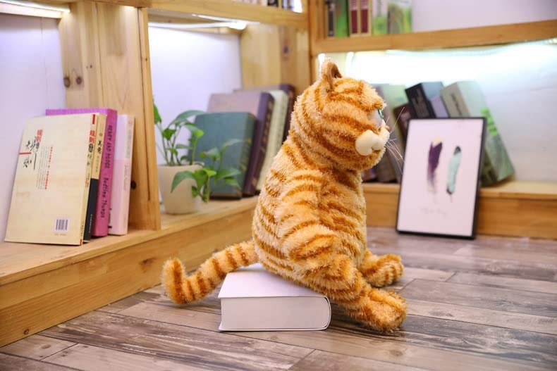 ATOKNG 11.8 Inch Ugly Cat Plush Cute Cat Plush Toy-Deeply Loved by Kid Yellow Fat Cat, Lazy Yellow Fat Cat Plush Toy, Derived from Kid Favorite