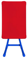 EasyCall Strike Zone Target for Backyard Baseball - Adjustable & Weatherproof RED Strike Zone with a Royal Blue Base - Compatible with All Plastic