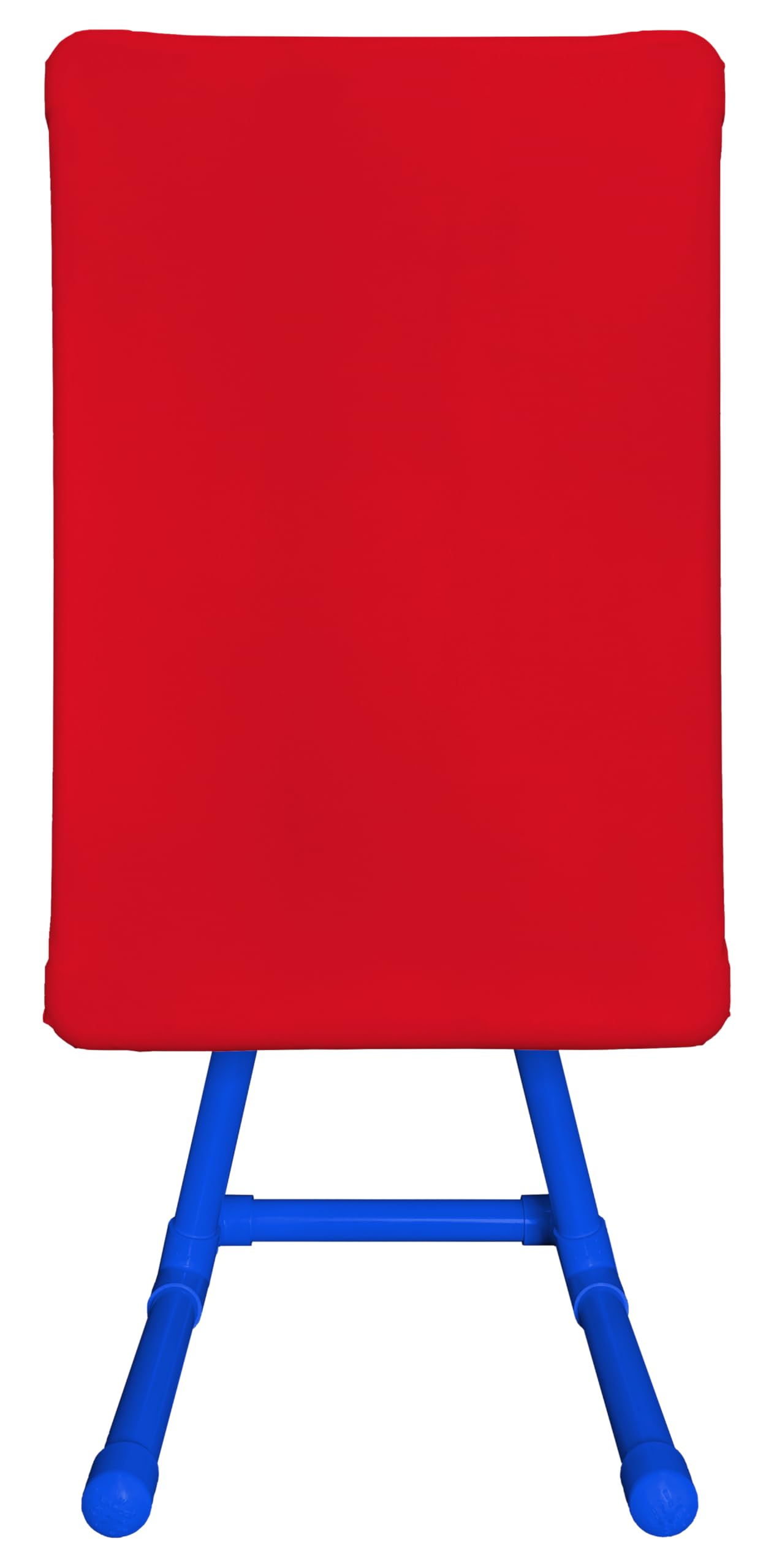EasyCall Strike Zone Target for Backyard Baseball - Adjustable & Weatherproof RED Strike Zone with a Royal Blue Base - Compatible with All Plastic