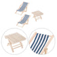 3-Pack Miniature Beach Chair & Table, 1:12 Scale Dollhouse Miniature Beach Furniture Set, Tiny Beach Chairs for Pool Party Decor, Mini Pool Furniture