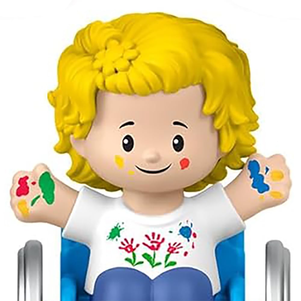 Fisher-Price Replacement Part for Collectible Little People Dollhouse Schoolhouse Playground Playset JCW82 - Replacement Young Child Figure in