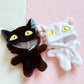 niannyyhouse 20cm Plush Doll Clothes Loose Travel Cat Onesies Soft Stuffed Plush Toy Dress Up Accessories (White)