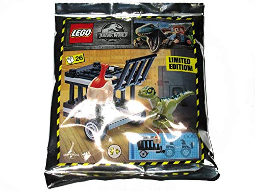 LEGO Jurassic Park: Baby Dino Transport with Vic Hoskins Patrol - Building Set - 1 Piece - Ages 6+