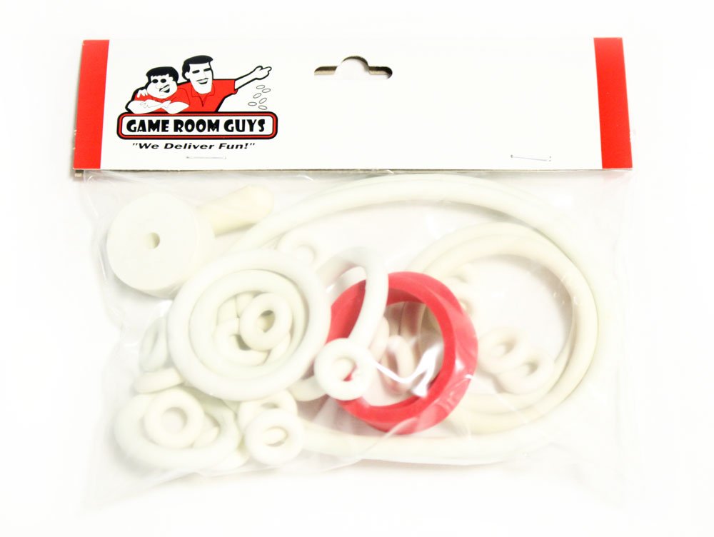 Game Room Guys Bally Hi Lo Ace Pinball White Rubber Ring Kit
