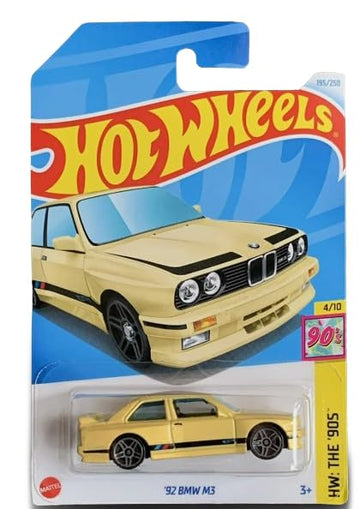 Hot Wheels 92 BMW M3 (Yellow), HW: The '90S 4/10