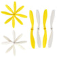 Jili Online 4 Pieces Drone Quadcopter Parts Propeller CW CCW Prop for Cheerson CX-20 CX20 Drone Helicopter 4 Axle Aircraft Gift White