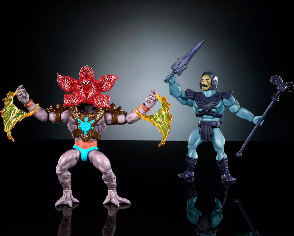 Masters of the Universe X Stranger Things Skeletor and Demogorgon Action Figure Set - 2 Pack