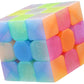 Qiyi Warrior W 3x3x3 Jelly Speed Cube Stickerless Transparent Magic Cube Puzzle