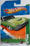 2011 Hot Wheels '63 T-Bird (1963 Ford Thunderbird convertible) T-Hunt 6 of 15 #56 Green regular treasure hunt