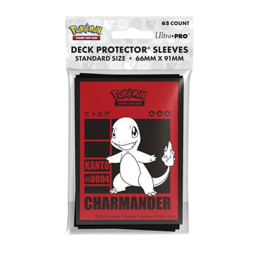 Ultra PRO - Charmander 65ct Deck Protector® Sleeves for Pokémon | Collector Gift, Gaming Accessories, Tournament-Ready Sleeves, Pokémon Fan Gear