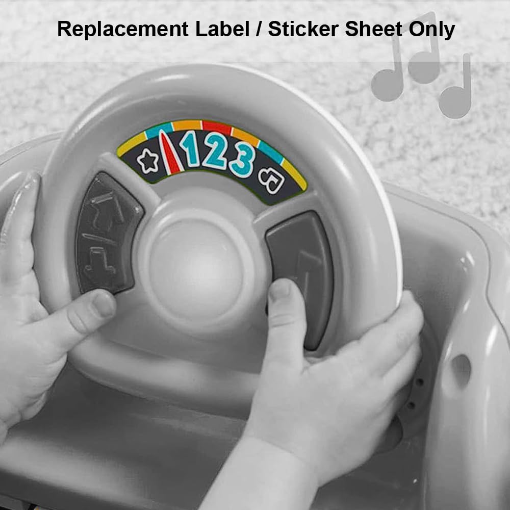 Replacement Part for Fisher-Price 2-in-1 Servin' Up Fun Jumperoo - HBX70 ~ Replacement Label/Sticker Sheet