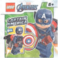 LEGO Superheroes: Captain America Minifigure with Shield and Jetpack 6+