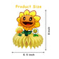 8Pcs Plants Table Centerpiece Birthday Party Supplies Double Side Table Decorations for Plants Themed Party Decorations