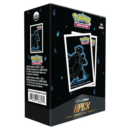 Apex Deck Protectors - Pokémon Neon Kanto - Blastoise (105ct) (PREORDER)