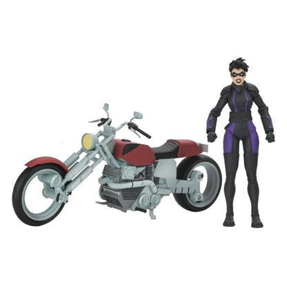NECA - Teenage Mutant Ninja Turtles (The Last Ronin) - Casey Marie with Motorcycle 7" Scale Action Figure