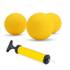 Viminston Spike Replacement Balls 3-Pack with Pump for Roundnet Game Mini Volleyball Pool Game (3-Pack with Pump)