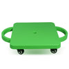 GSE Gym Floor Scooter Board with Handles for Kids Indoor Play, Green
