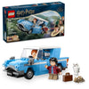 LEGO Harry Potter Flying Ford Anglia, Buildable Car Toy with 2 Minifigures for Role Play, Fantasy Playset for Kids, Harry Potter Car, Gift for Boys