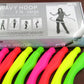 Exercise Hula Hoop Wavy Hoop 2B, 1.8 lb Large, for Teens. 4 Neon Colors