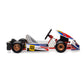 MakerTopia Mini RC Kart Model, 1/32 Scale 2.4G Mini RC Kart Assembly Model, Kart-80 DIY Remote Control Hobby Racing Drift Car RC Electric Mini Racing