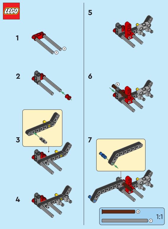 LEGO Technic Mini Set: Sports Car Micro Set (81 pcs) Ages 7+