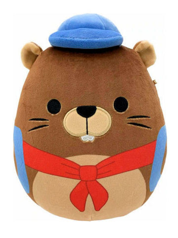 Squishmallows 8" Chip The Beaver with Backpack