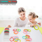 COLVWOFA 24 Pack Baby Rings Link Toys for Hanging Toy, Connecting Rings Toys for Infant Boy Girl, Early Learning Toys Car Seat and Stroller Travel