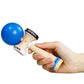 Lanxitown Wooden Kendama Toy Cup and Ball Game Hand Eye Coordination Toys for Beginners Hand Eye Coordination Educational Ball and Cup Game (Blue)